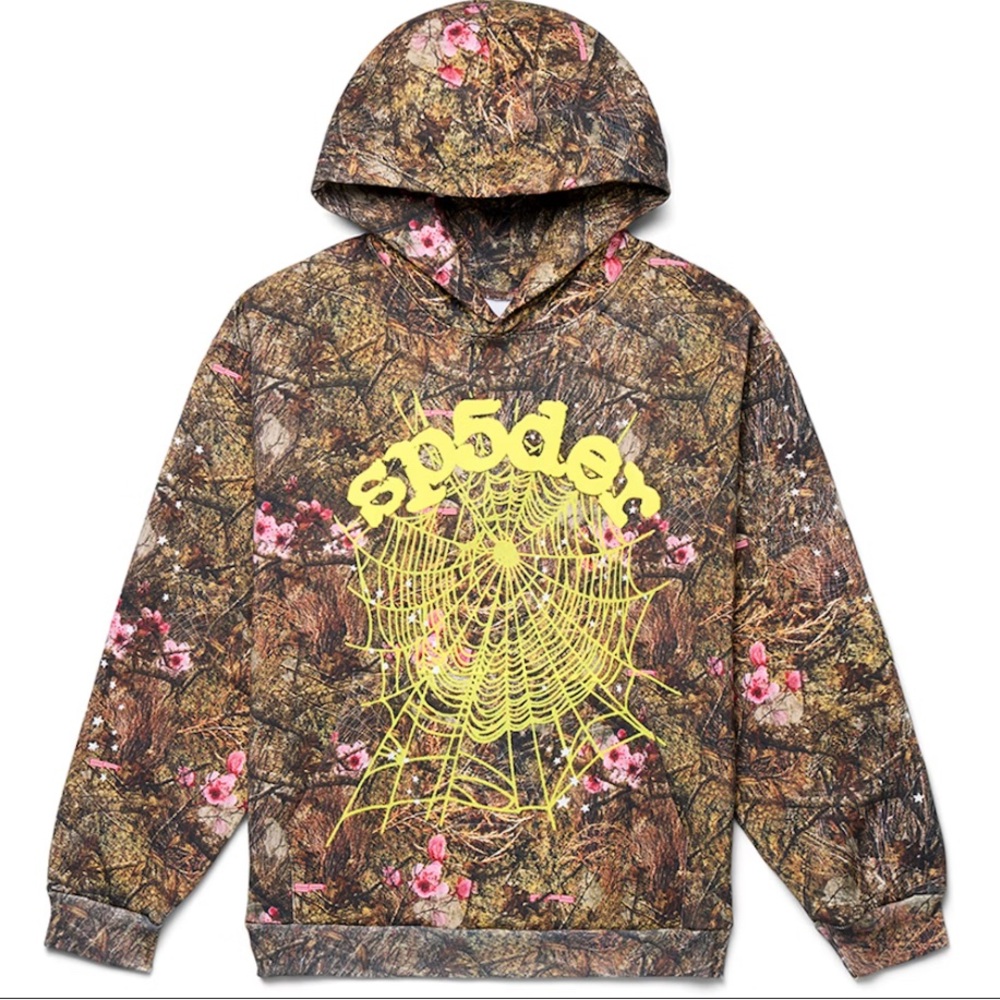 Sp5der Camo OG Real Tree Camouflage Hoodie size Medium (2)
